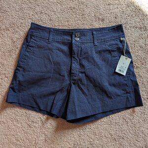 NWT Cotton Shorts Blue/Navy With Pockets